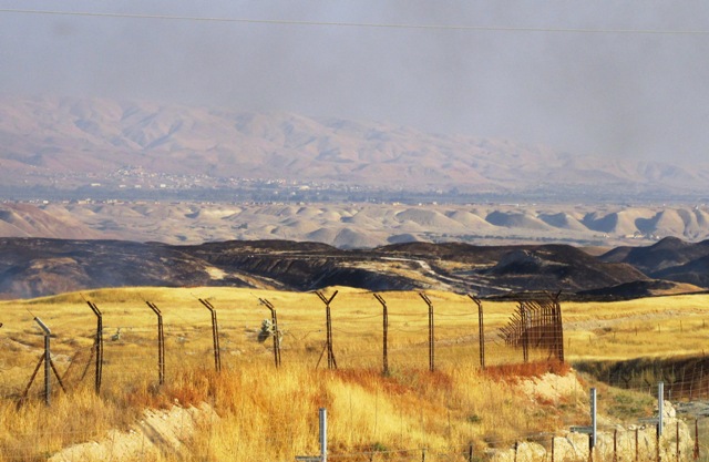 השריפה שהצית הצבא ב-12.6. מתוך האתר של Jordan Valley Solidarity