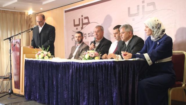 מסיבת העיתונאים היום (11.04.2016) בנצרת. צילום: יחיא ג'בארין
